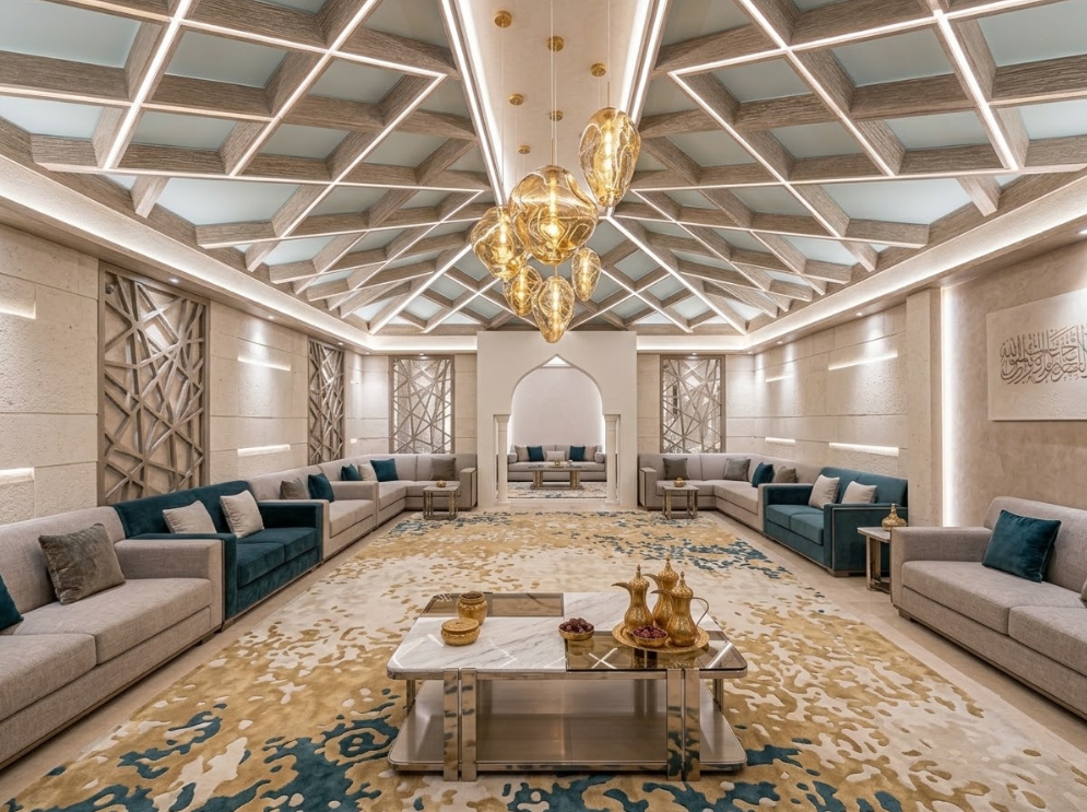 DWAJO modern arabic majlis tents interior